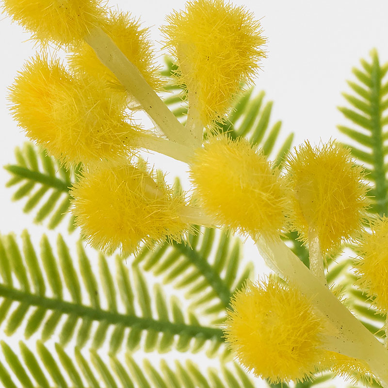 東京堂 造花 ミニョンミモザ イエロー FM000912 1本(ご注文単位1本)【直送品】