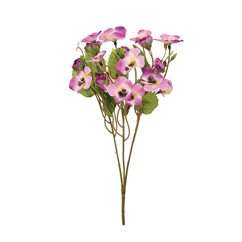 東京堂 造花 ミルパンジーブッシュ オーキッド FM000233-012 1本（ご注文単位1本）【直送品】