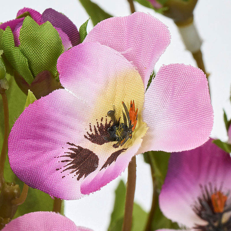 東京堂 造花 ミルパンジーブッシュ オーキッド FM000233-012 1本（ご注文単位1本）【直送品】