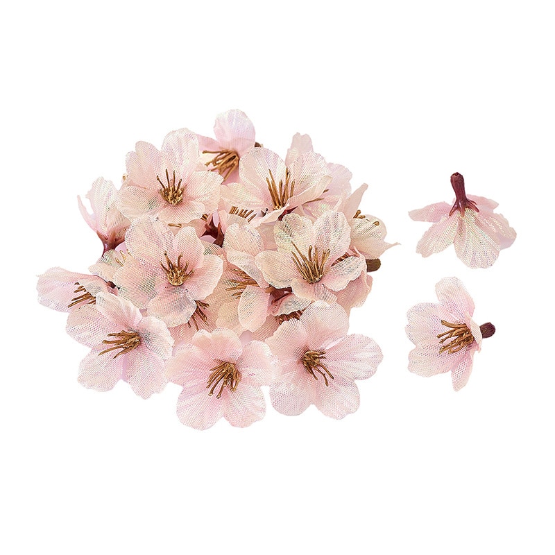 東京堂 造花 月夜の桜 落ち輪 ライトピンク FM004397 1束（ご注文単位1束）【直送品】