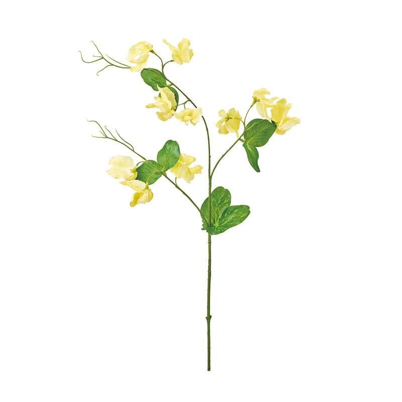 東京堂 造花 フリルフルスイトピー イエロー FM1119-4 1本（ご注文単位1本）【直送品】