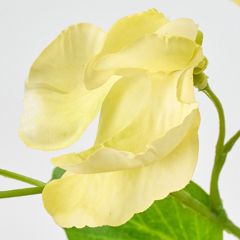 東京堂 造花 フリルフルスイトピー イエロー FM1119-4 1本(ご注文単位1本)【直送品】