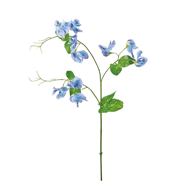 東京堂 造花 フリルフルスイトピー ラベンダー/ブルー FM1119-5 1本(ご注文単位1本)【直送品】