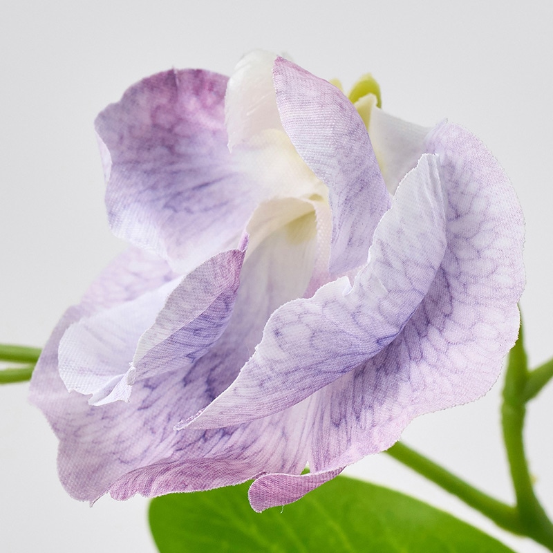 東京堂 造花 フリルフルスイトピー ホワイト/ラベンダー FM1119-11 1本(ご注文単位1本)【直送品】