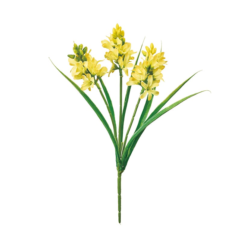 東京堂 造花 ヒヤシンスブッシュ イエロー FM002692-004 1本（ご注文単位1本）【直送品】