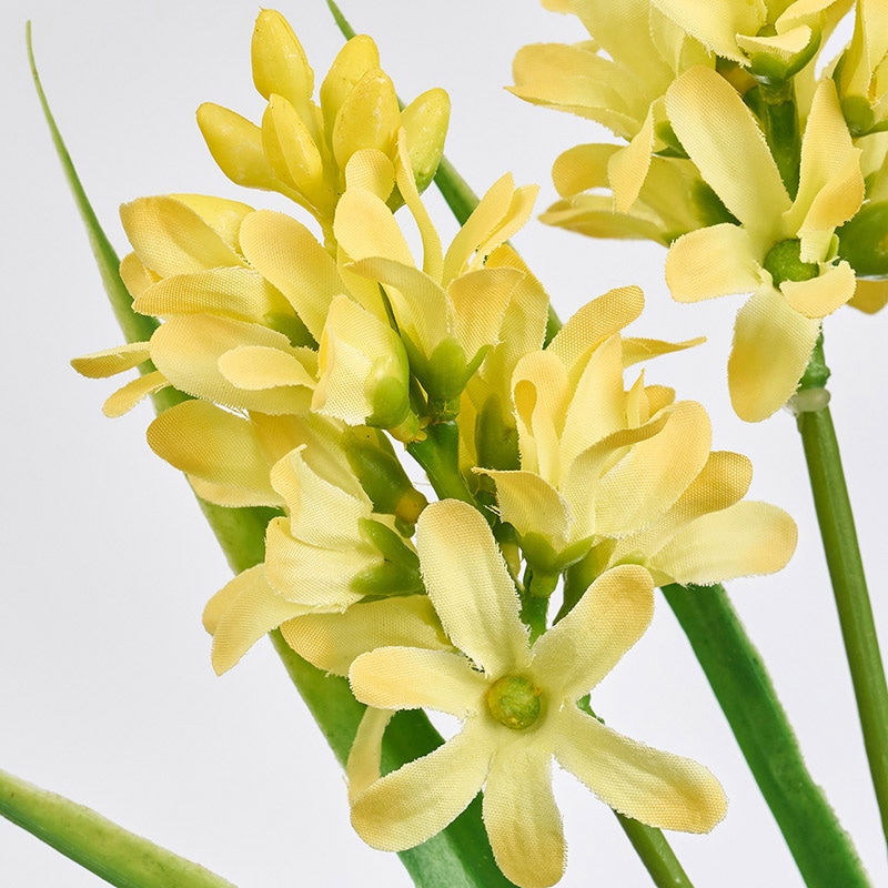 東京堂 造花 ヒヤシンスブッシュ イエロー FM002692-004 1本（ご注文単位1本）【直送品】