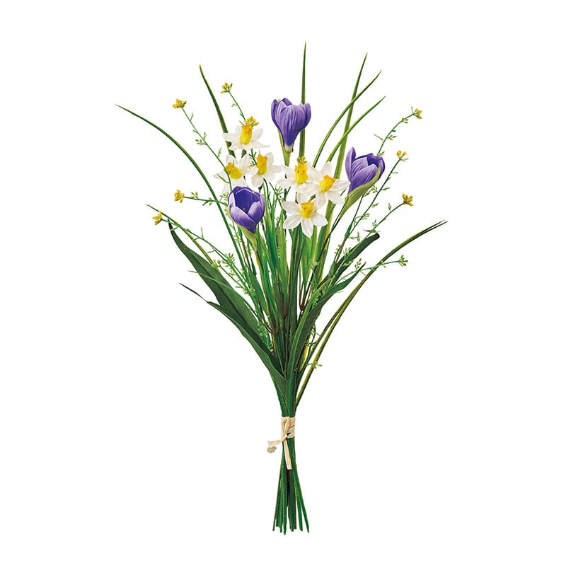 東京堂 造花 ナルシサスミディブーケ クリームパープル FM008325-001 1束（ご注文単位1束）【直送品】