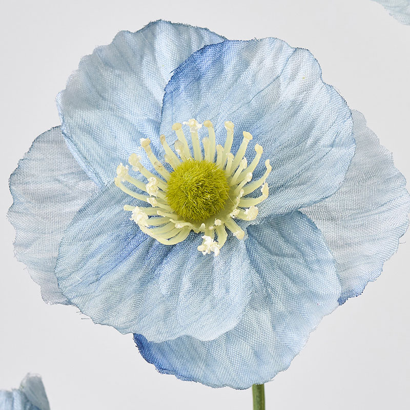 東京堂 造花 エレナポピー ライトブルー FM8326-105 1本（ご注文単位1本）【直送品】