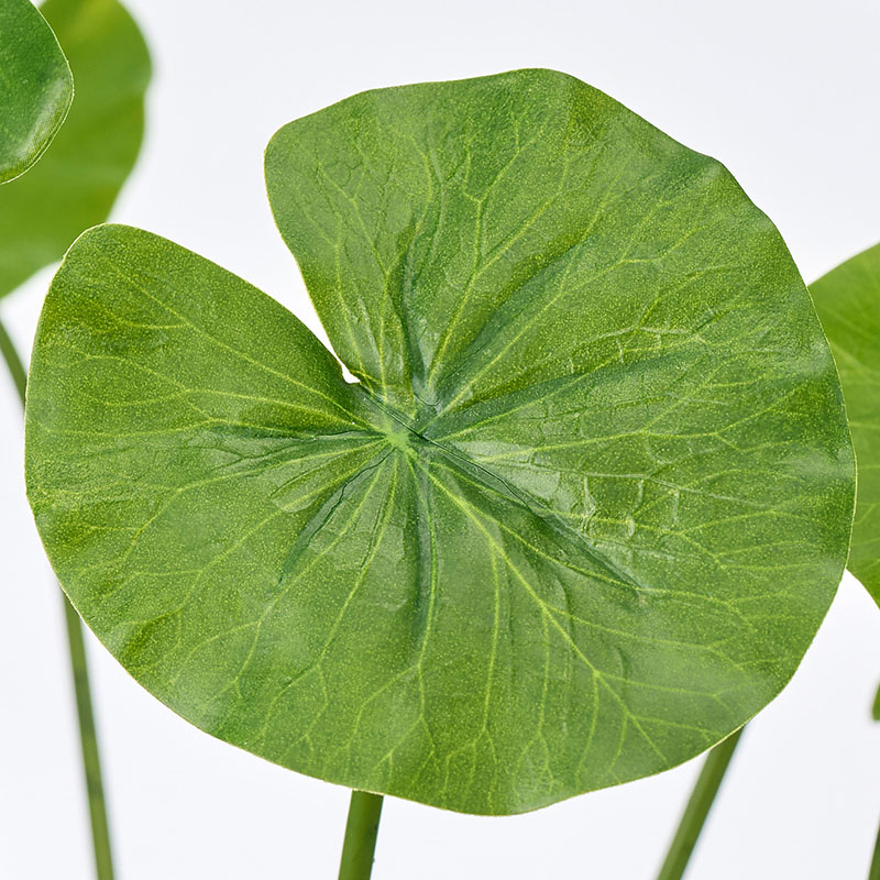東京堂 造花 スイレンリーフブッシュ グリーン FG000773 1本(ご注文単位1本)【直送品】