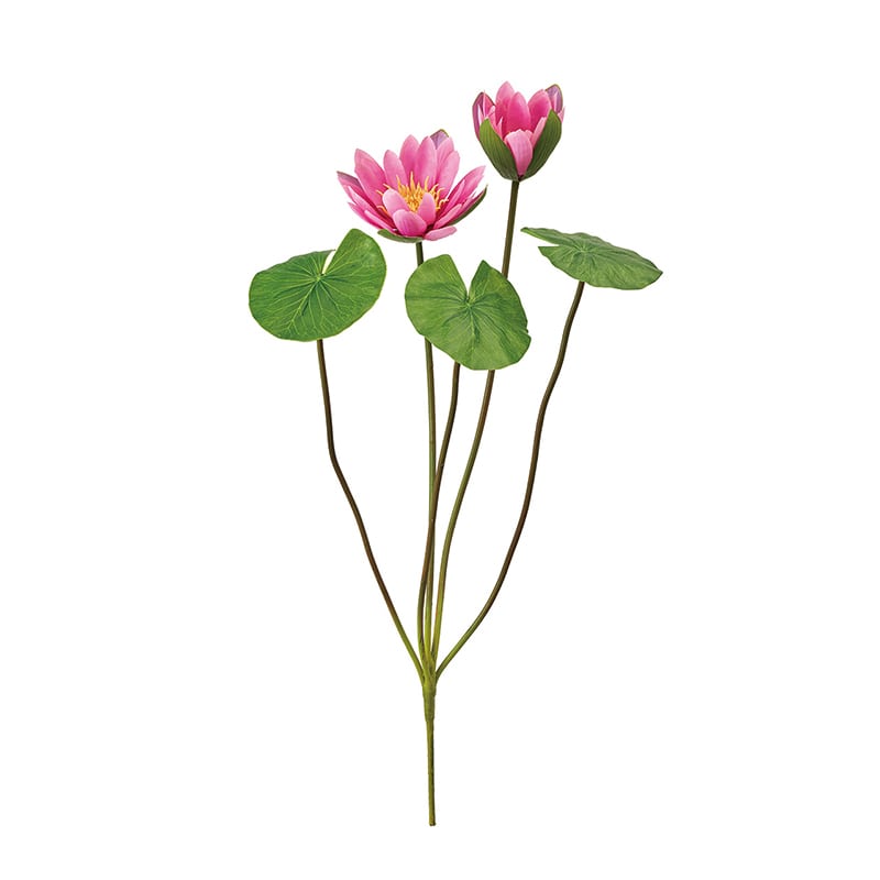 東京堂 造花 スイレンブッシュ モーブ/ライラック FM000839-050 1本（ご注文単位1本）【直送品】