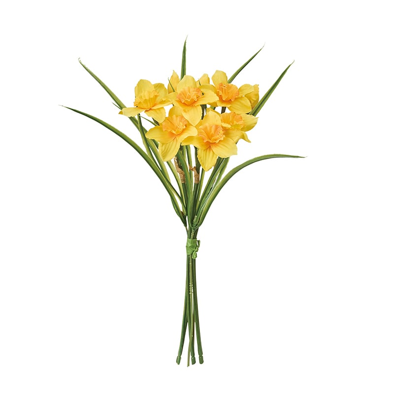 東京堂 造花 ナルシサスグラスバンドル イエロー/オレンジ FM003081-004 1束（ご注文単位1束）【直送品】