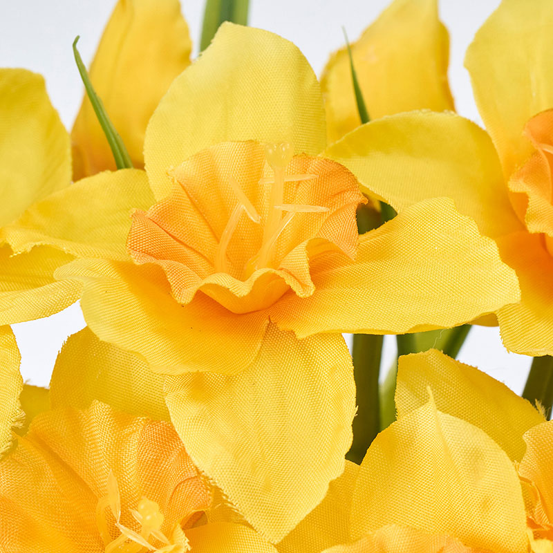 東京堂 造花 ナルシサスグラスバンドル イエロー/オレンジ FM003081-004 1束(ご注文単位1束)【直送品】