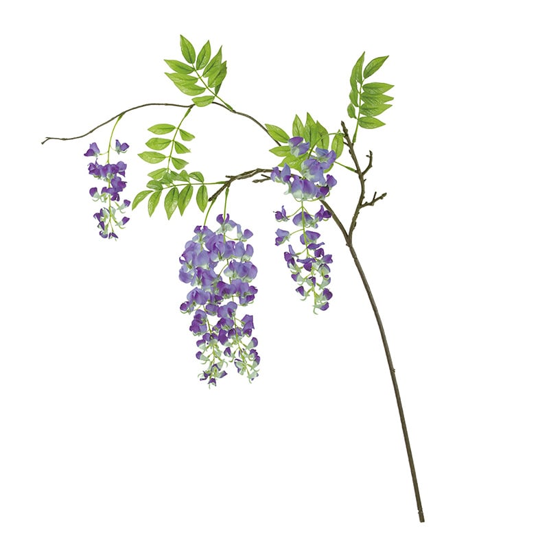 東京堂 造花 まつり藤枝 ラベンダーパ-プル FM302529-017 1本（ご注文単位1本）【直送品】