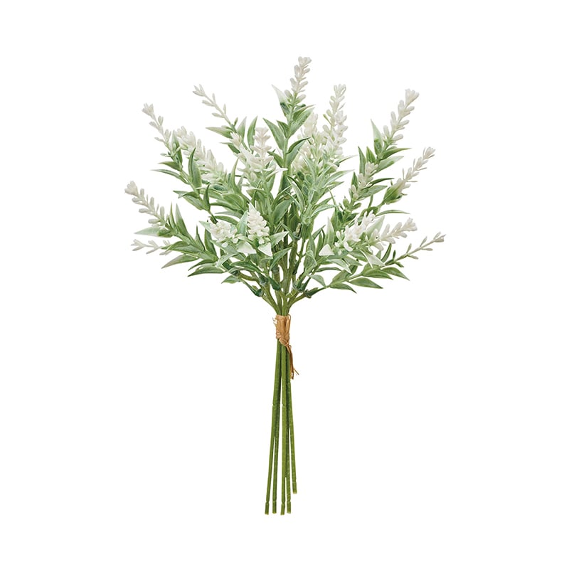 東京堂 造花 マリーラベンダーピック ホワイト FM008465-001 1束(ご注文単位1束)【直送品】