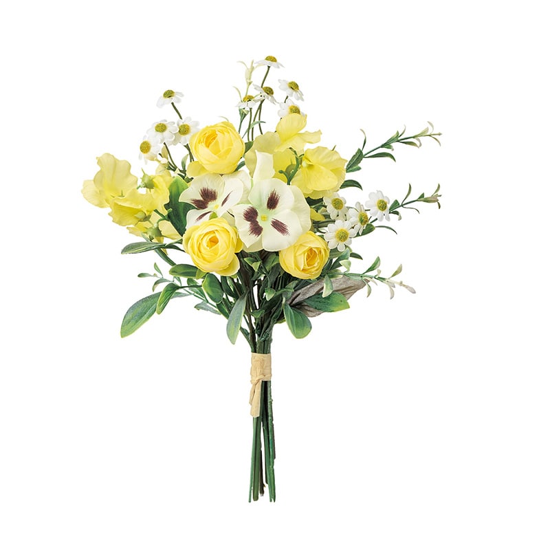 東京堂 造花 ハミングラナンブーケ イエロー FM008320-004 1束（ご注文単位1束）【直送品】