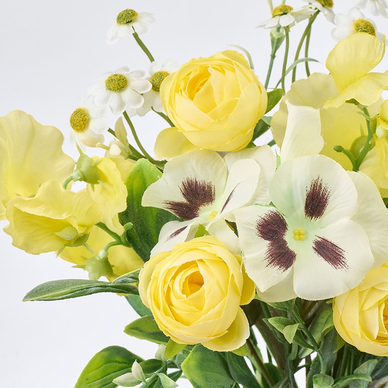 東京堂 造花 ハミングラナンブーケ イエロー FM008320-004 1束(ご注文単位1束)【直送品】
