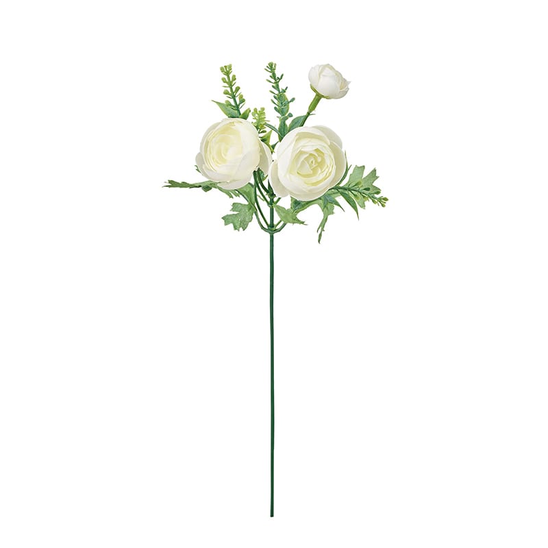 東京堂 造花 ラナンキュラスバンドル ホワイト FM000310-001 1束(ご注文単位1束)【直送品】