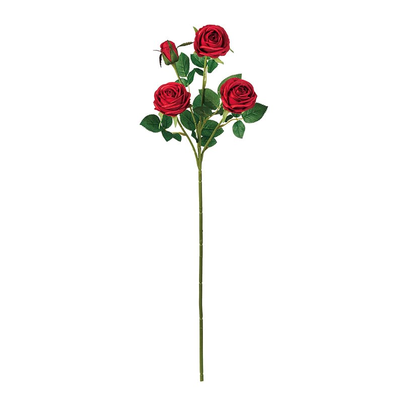 東京堂 造花 プランタンローズ レッド FM000026-003 1本（ご注文単位1本）【直送品】