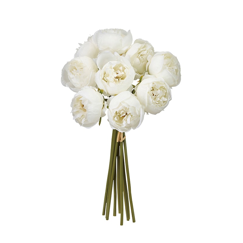 東京堂 造花 アーリーピオニーブーケ ホワイト FM000409-001 1束(ご注文単位1束)【直送品】