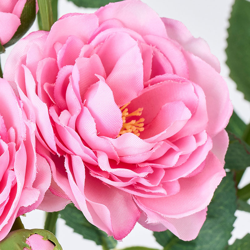 東京堂 造花 ガーデンフリルローズ ピンク FM000127-002 1本（ご注文単位1本）【直送品】