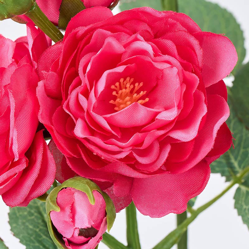 東京堂 造花 ガーデンフリルローズ ビューティ FM000127-016 1本(ご注文単位1本)【直送品】