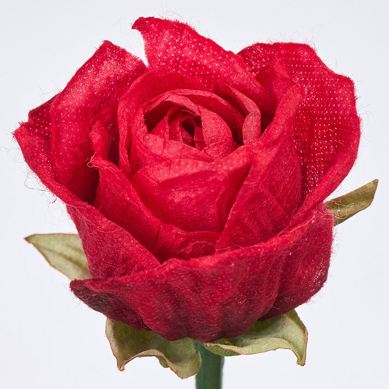 東京堂 造花 エレンローズS レッド FM000125-003 1本(ご注文単位1本)【直送品】