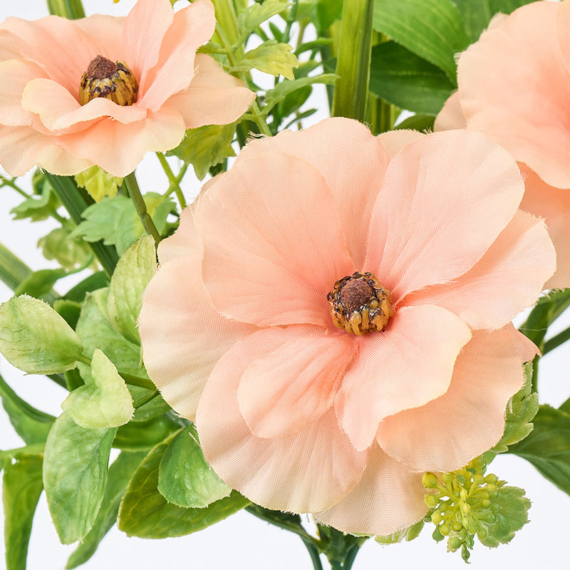 東京堂 造花 ナチュレラナンブーケ ピーチ FM005729-006 1束(ご注文単位1束)【直送品】