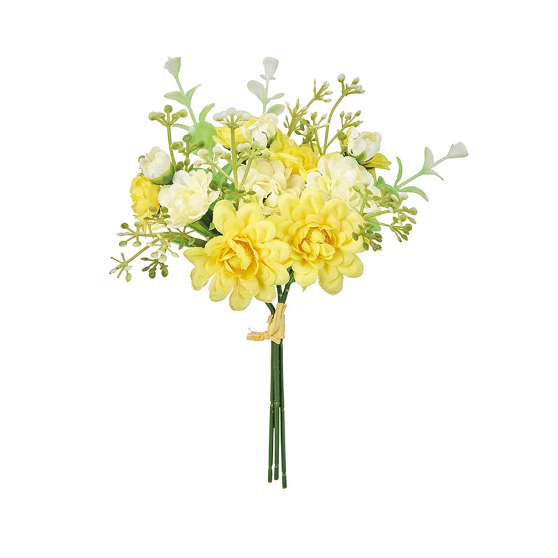 東京堂 造花 フルールマムピック イエロー/ホワイト FM004088-004 1束（ご注文単位1束）【直送品】