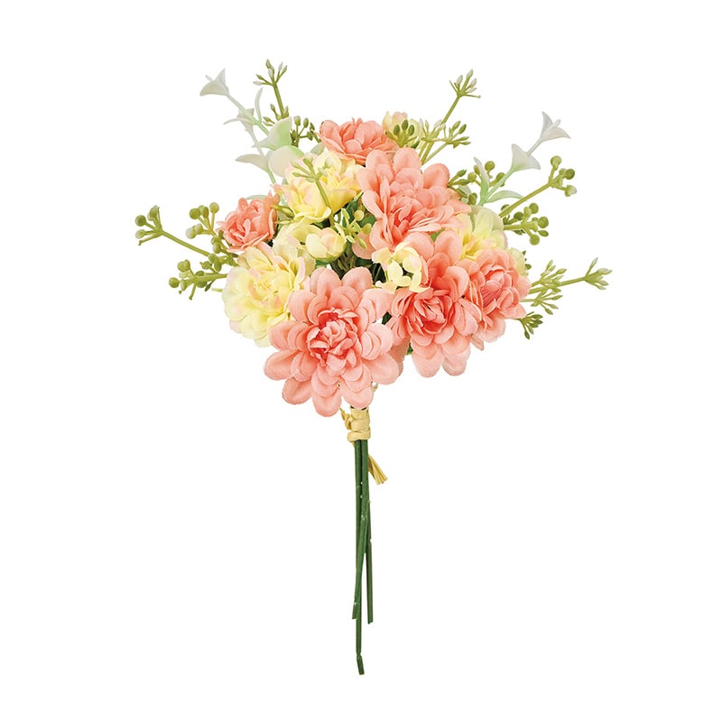 東京堂 造花 フルールマムピック ピーチ/イエロー FM004088-006 1束（ご注文単位1束）【直送品】