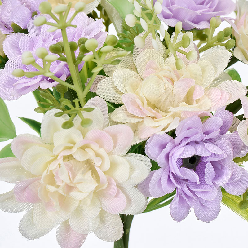 東京堂 造花 フルールマムピック ラベンダー/ホワイト FM004088-011 1束(ご注文単位1束)【直送品】