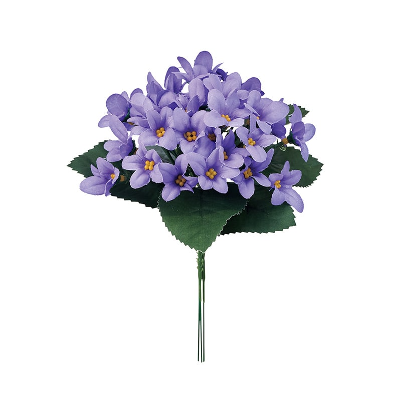 東京堂 造花 セントポーリア ライトラベンダー FM002237-011 1束（ご注文単位1束）【直送品】