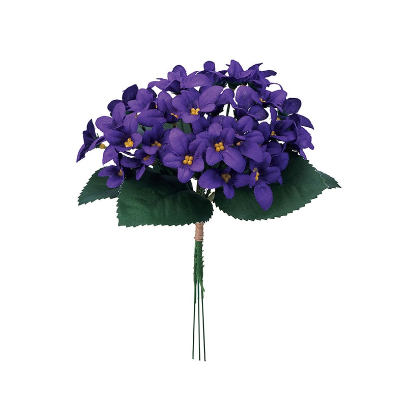 東京堂 造花 セントポーリア ダークパープル FM002237-017 1束（ご注文単位1束）【直送品】