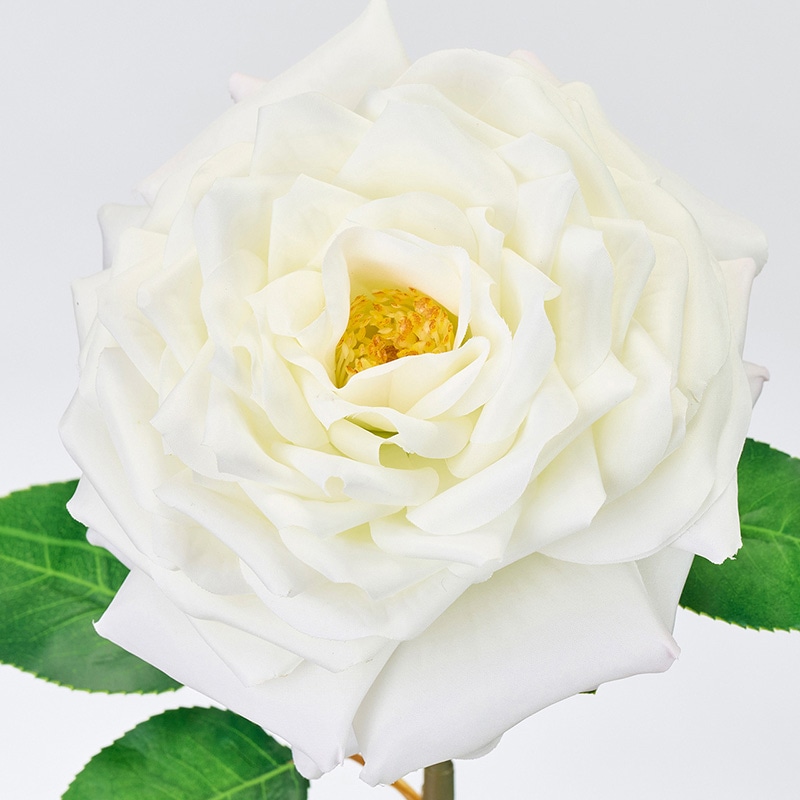 東京堂 造花 ダマスクグランローズ ホワイト FM000380-001 1本(ご注文単位1本)【直送品】