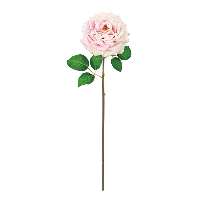 東京堂 造花 ダマスクグランローズ ホワイトピンク FM000380-048 1本（ご注文単位1本）【直送品】