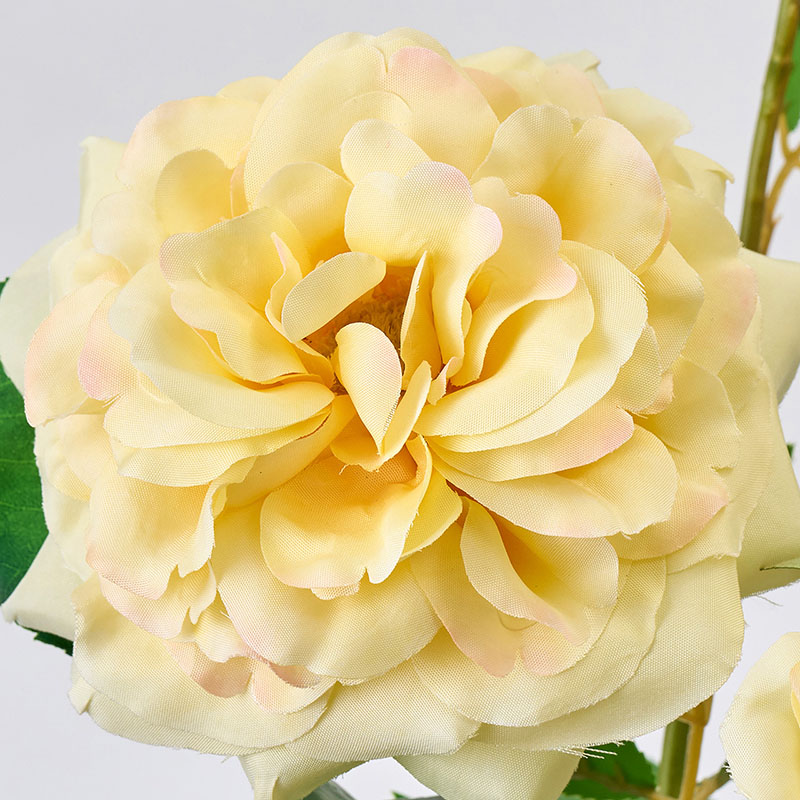 東京堂 造花 ダマスクスプレーローズ イエロー FM000379-004 1本(ご注文単位1本)【直送品】