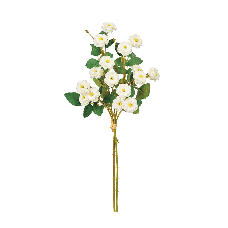 東京堂 造花 マーメイドローズバンドル ホワイト FM000123-001 1束(ご注文単位1束)【直送品】