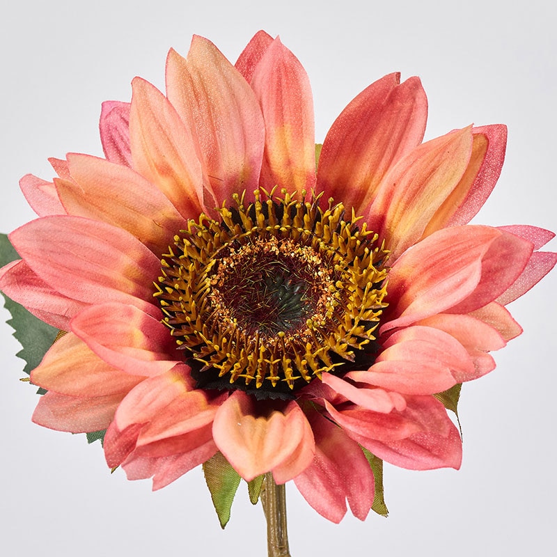 東京堂 造花 サンセットサンフラワー コーラル FM007052-028 1本(ご注文単位1本)【直送品】