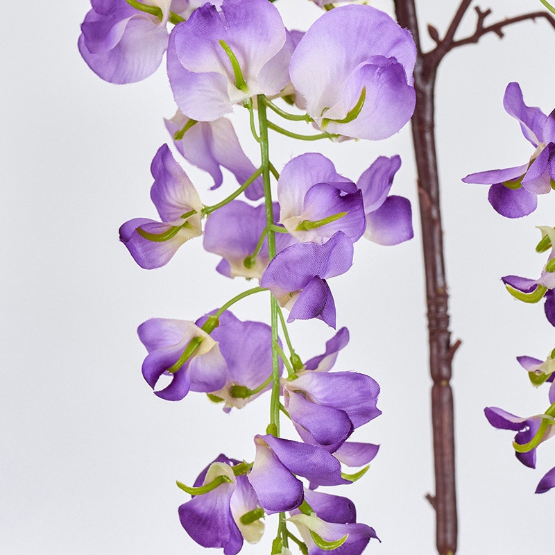 東京堂 造花 まりか藤枝 ダークパープル FM005700-017 1本（ご注文単位1本）【直送品】