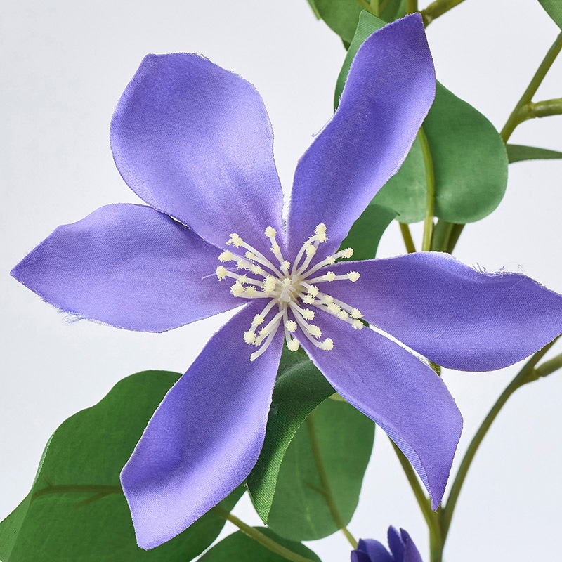 東京堂 造花 シャルルクレマチス パープル FM008885-017 1本(ご注文単位1本)【直送品】