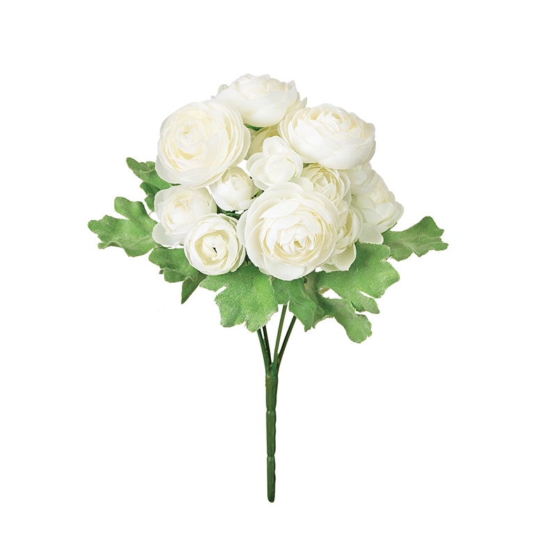 東京堂 造花 カレンラナンブッシュ ピュアホワイト FM006069-101 1本（ご注文単位1本）【直送品】