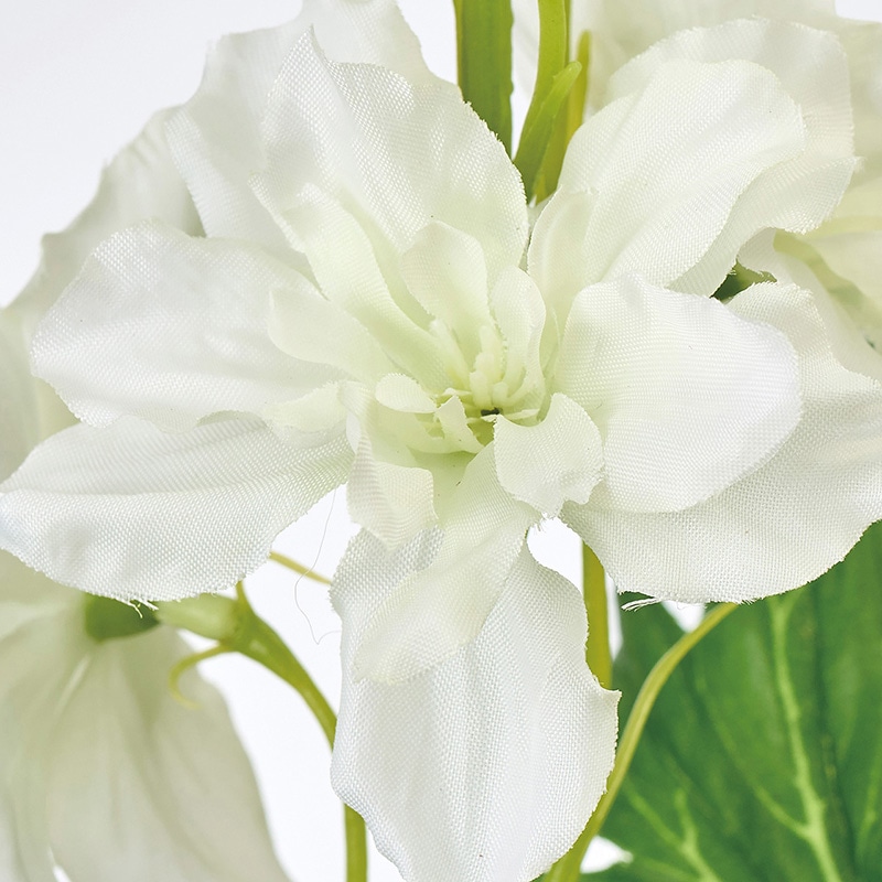 東京堂 造花 モネデルフィニウム ホワイト FM302527-001 1本(ご注文単位1本)【直送品】