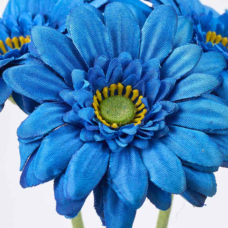 東京堂 造花 ソレイユガーベラバンドル ダークブルー FM002832-010 1束(ご注文単位1束)【直送品】