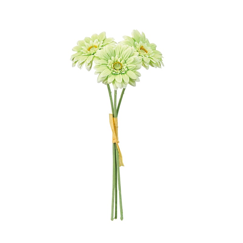 東京堂 造花 ソレイユガーベラバンドル ライトグリーン FM002832-023 1束（ご注文単位1束）【直送品】