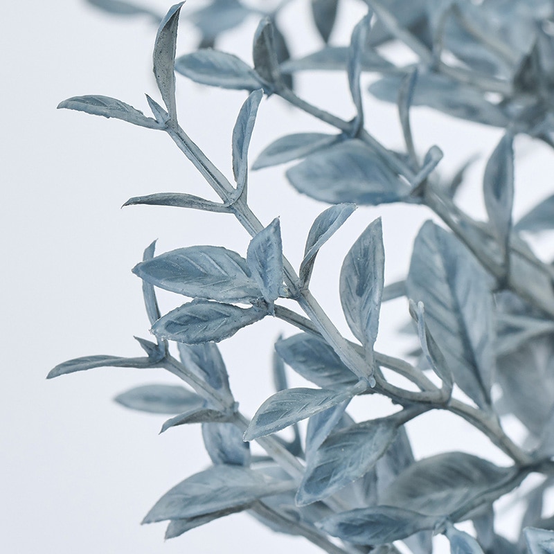 東京堂 造花 フィールルスカスブッシュ グレイ/ブルー FG001803-015 1本(ご注文単位1本)【直送品】