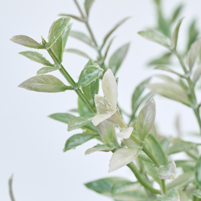 東京堂 造花 フィールルスカスブッシュ グリーン/ホワイト FG001803-022 1本(ご注文単位1本)【直送品】