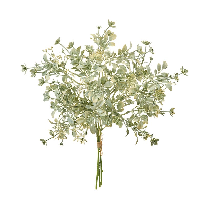 東京堂 造花 カランコエウォッシュバンドル グリーンホワイト FG000801 1束（ご注文単位1束）【直送品】