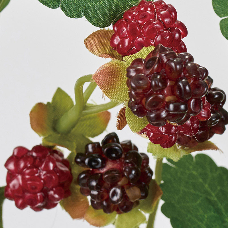 東京堂 造花 ワイルドラズベリー レッドグリーン FM000214 1本(ご注文単位1本)【直送品】