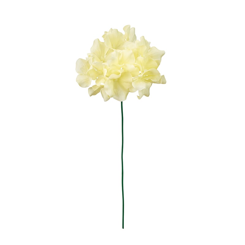 東京堂 造花 シャルムハイドレンジア ライトイエロー FM005120-004 1本（ご注文単位12本）【直送品】