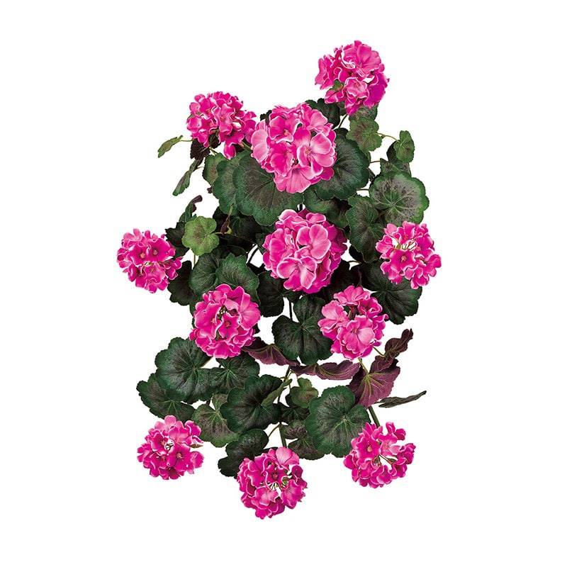 東京堂 造花 セリーズゼラニウムブッシュ オーキッド FM005536-012 1本（ご注文単位1本）【直送品】