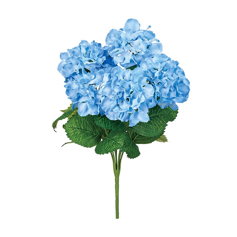 東京堂 造花 ブライトハイドレンジアブッシュ ブルー FM007920-005 1本（ご注文単位1本）【直送品】